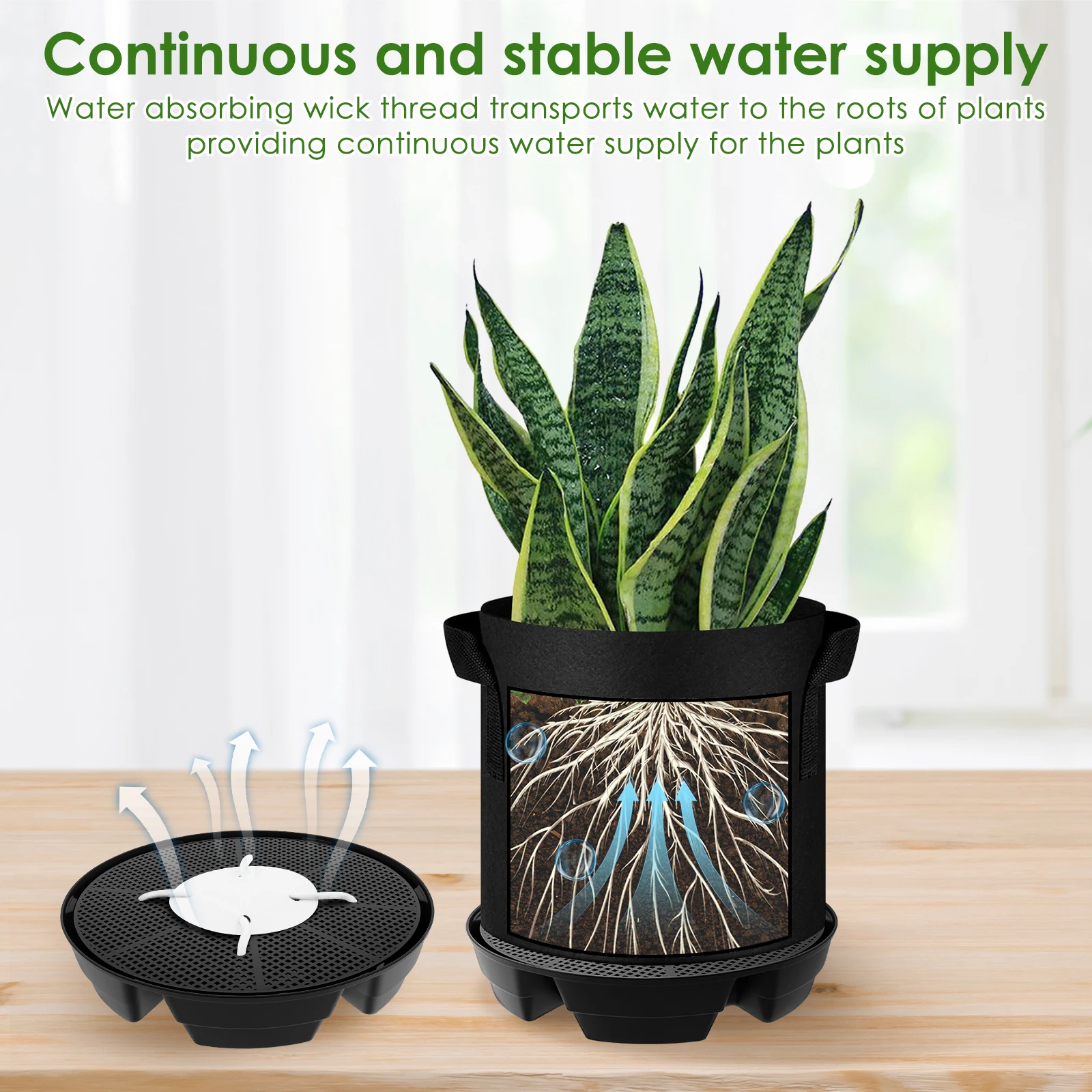 4Pcs Flower Pot Base 2.8L Self - Drip Tray Saucer 评论和价格