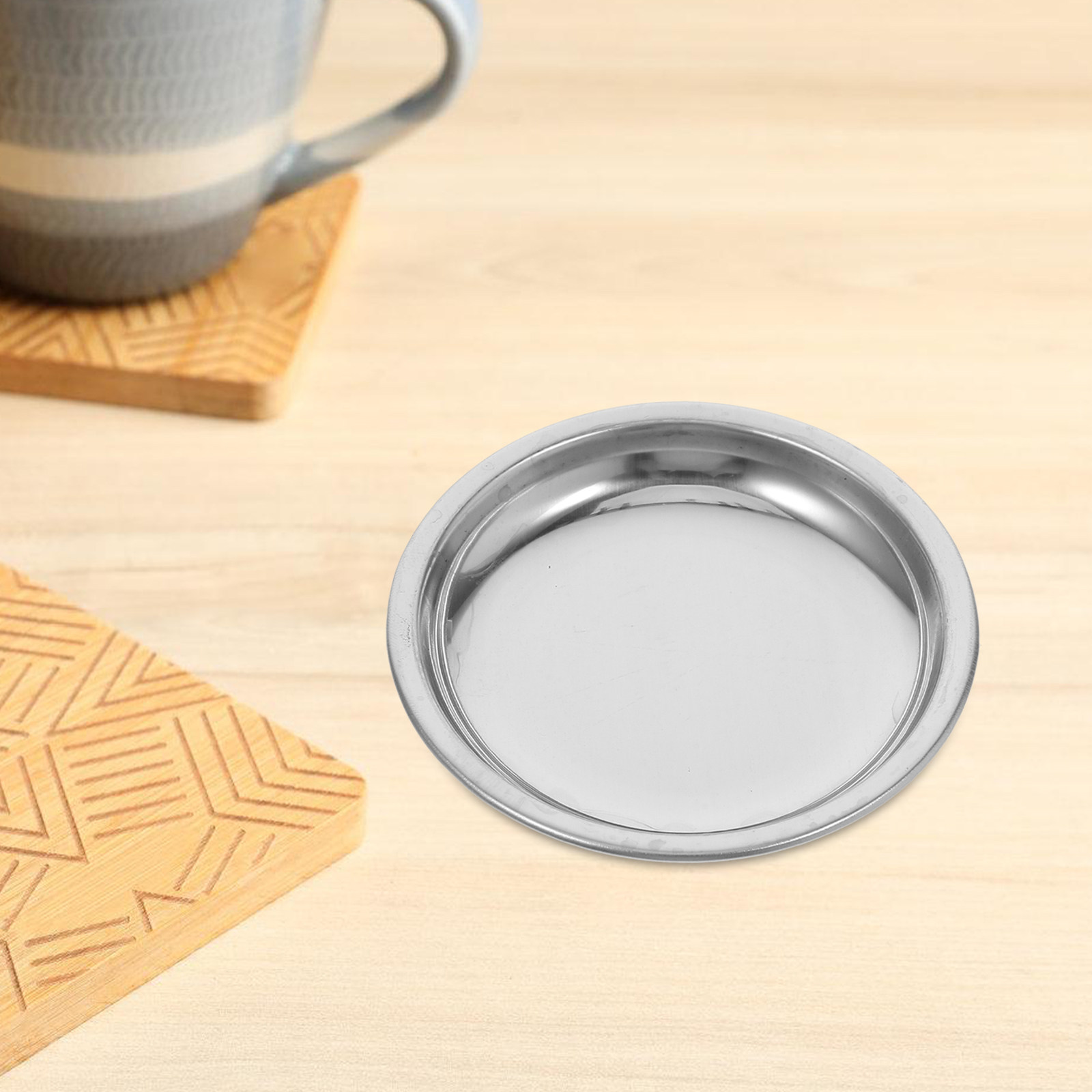 6Pcs Stainless Steel Tea Bag S - Drip Tray Saucer 评论和价格