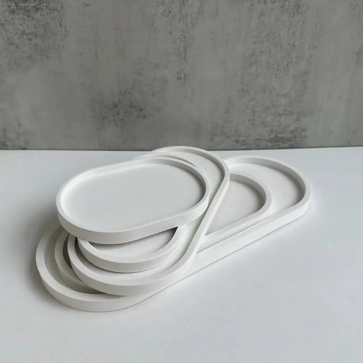 Oval Flower Pot Base Mold Ceme - Drip Tray Saucer 评论和价格