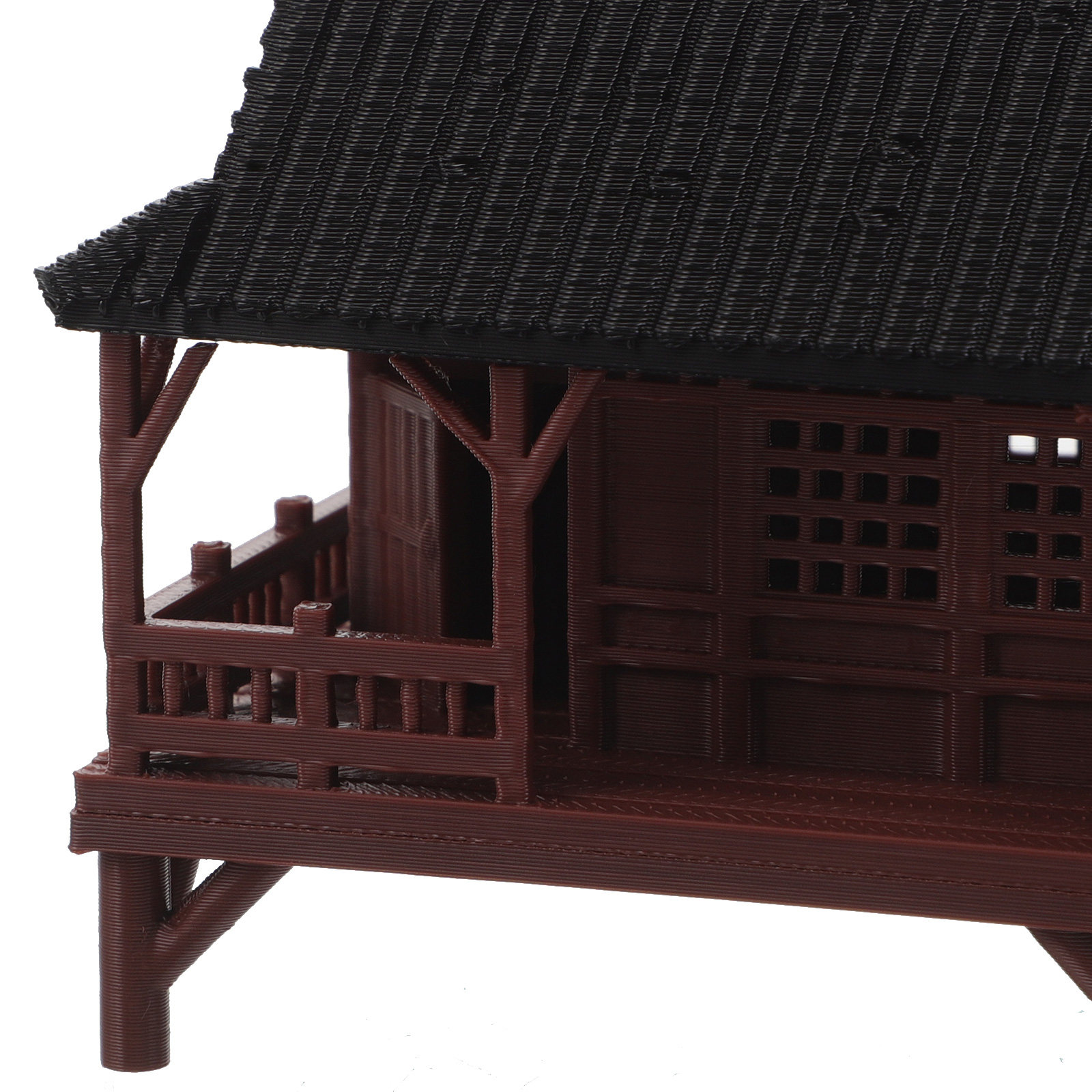 Micro Landscape Pavilion Statu - Bonsai Garden Landscape Design 评论和价格